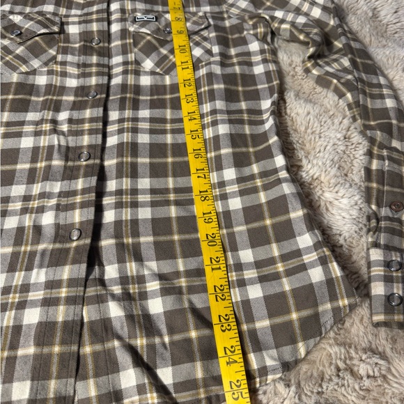 Kimes Ranch Women's Plaid Snap Cowgirl Shirt Coolmax Bamboo Cotton Flannel Small - Picture 8 of 9